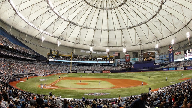 General view of Tropicana Field