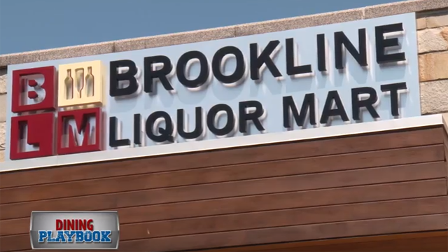 Brookline Liquor Mart on "Dining Playbook"